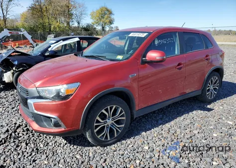 2016 Mitsubishi Outlander Sport Es z USA, uszkodzony, nr VIN JA4AR3AWXGZ047194